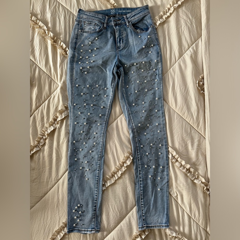 NY&Co Pearl Embellished Jeans